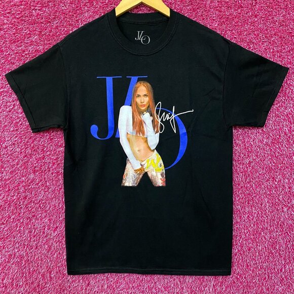 Jennifer Lopez JLO Signature Poster Dance Pop Tee S/M - Picture 1 of 4